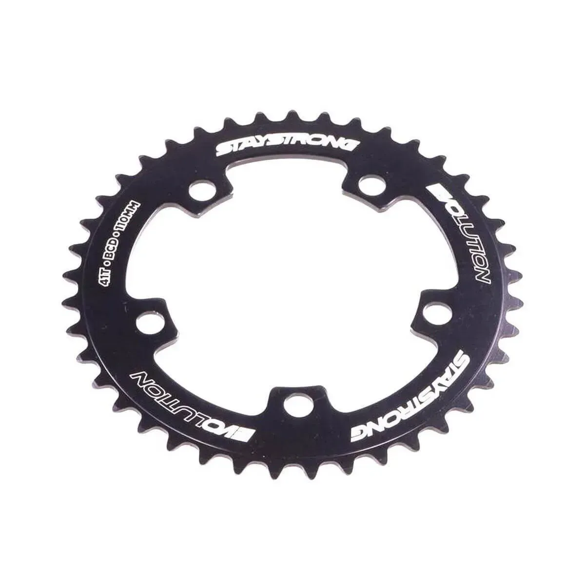Stay Strong 7075 Cnc Alloy 5 Hole Chainring Black